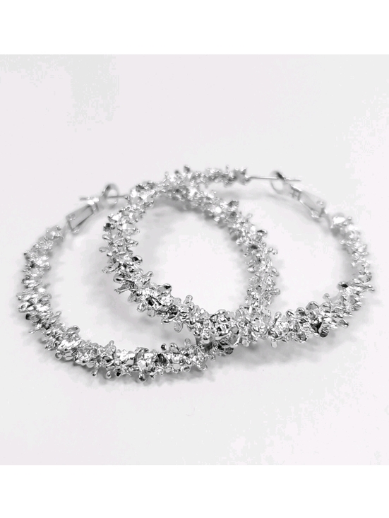 Jewelry - Sparkle Hoop Earrings